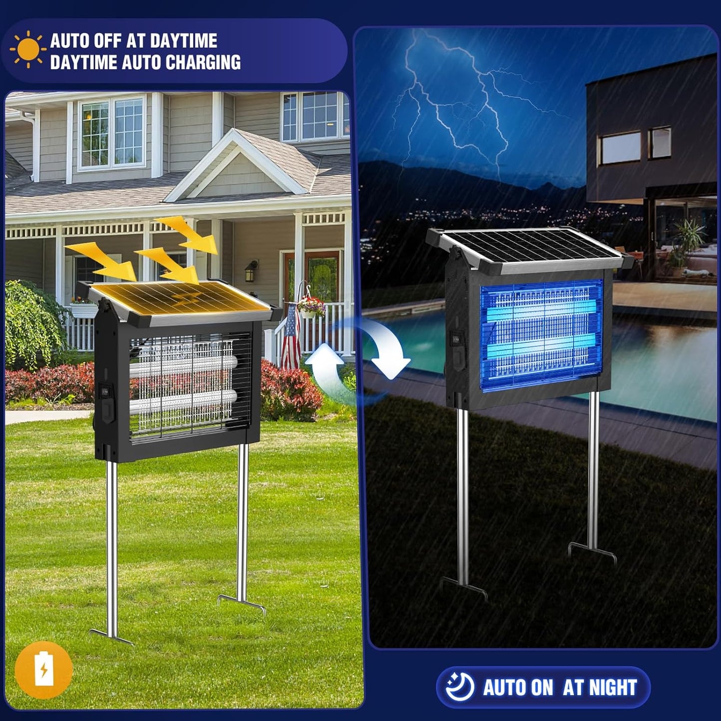 Outdoor Solar Bug Zapper