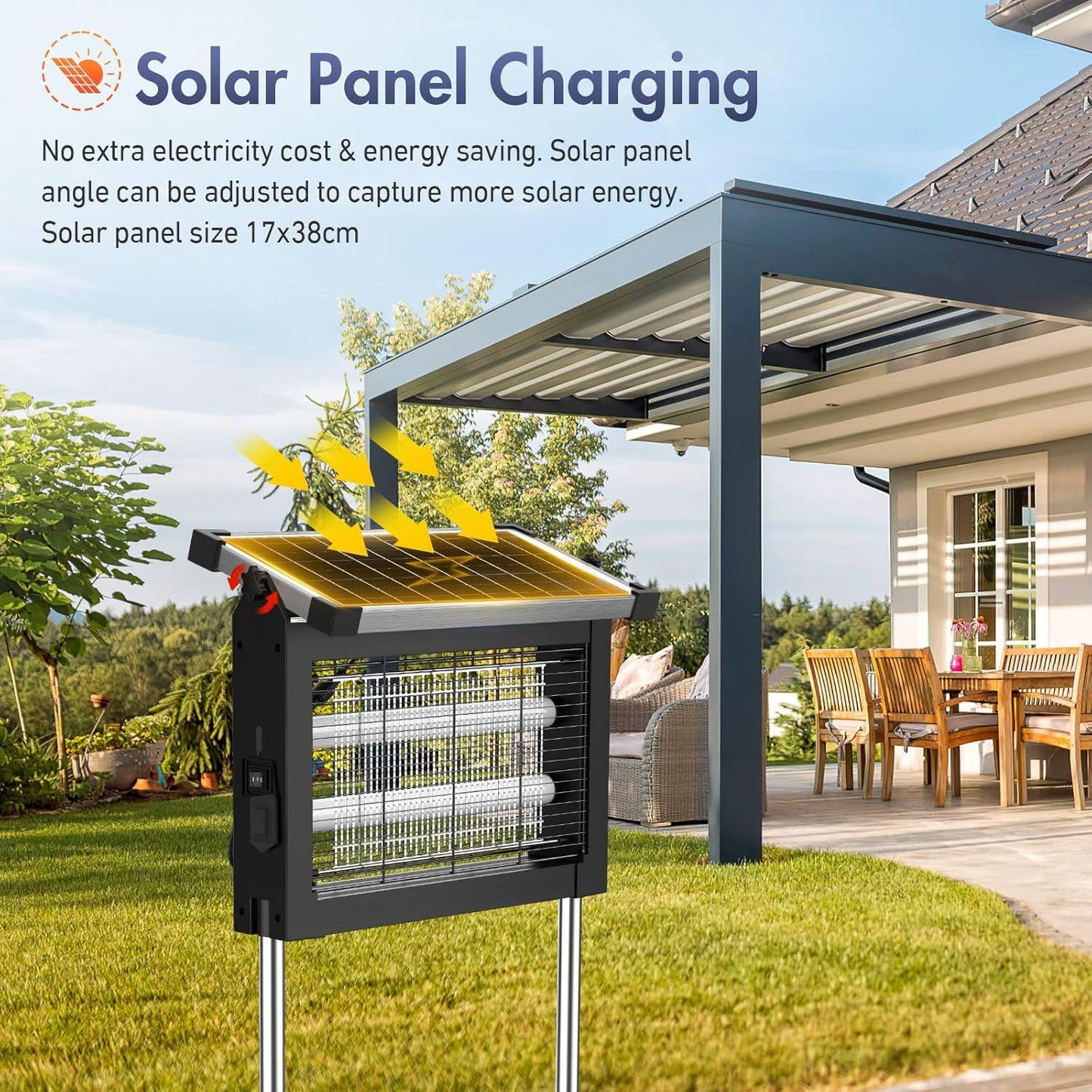Outdoor Solar Bug Zapper